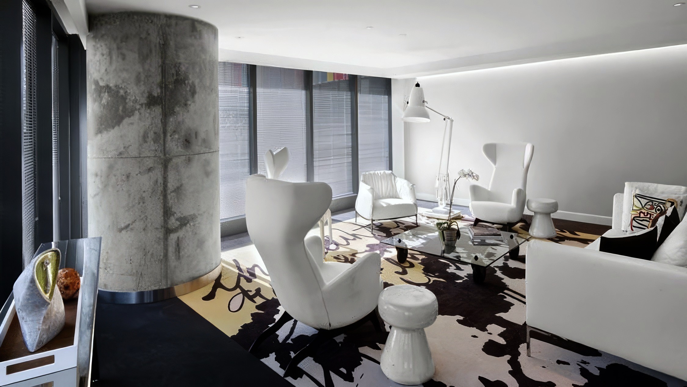 The Lounge — Concrete & Cream