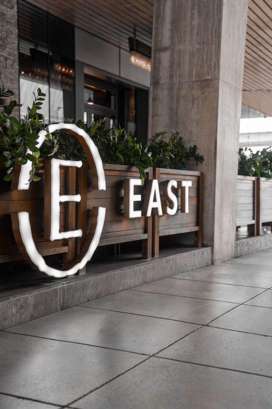 The Exterior Entrance — Illuminated Signage