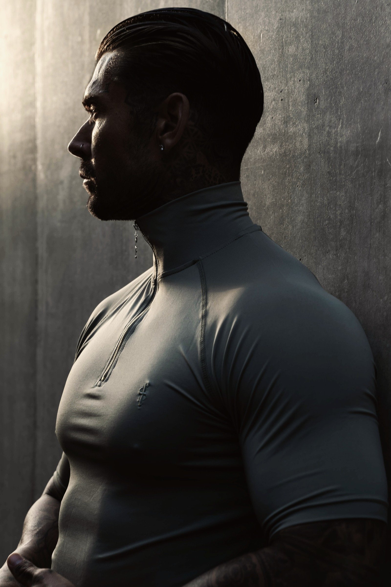 Half Zip Gym Top
