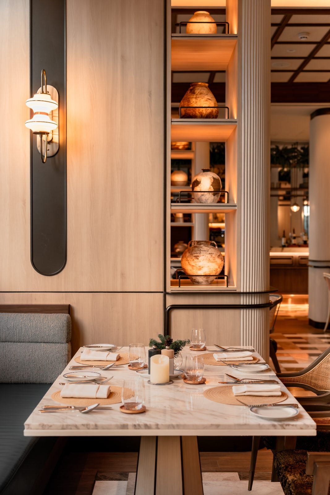 AVA Brasserie — Banquette & Niches