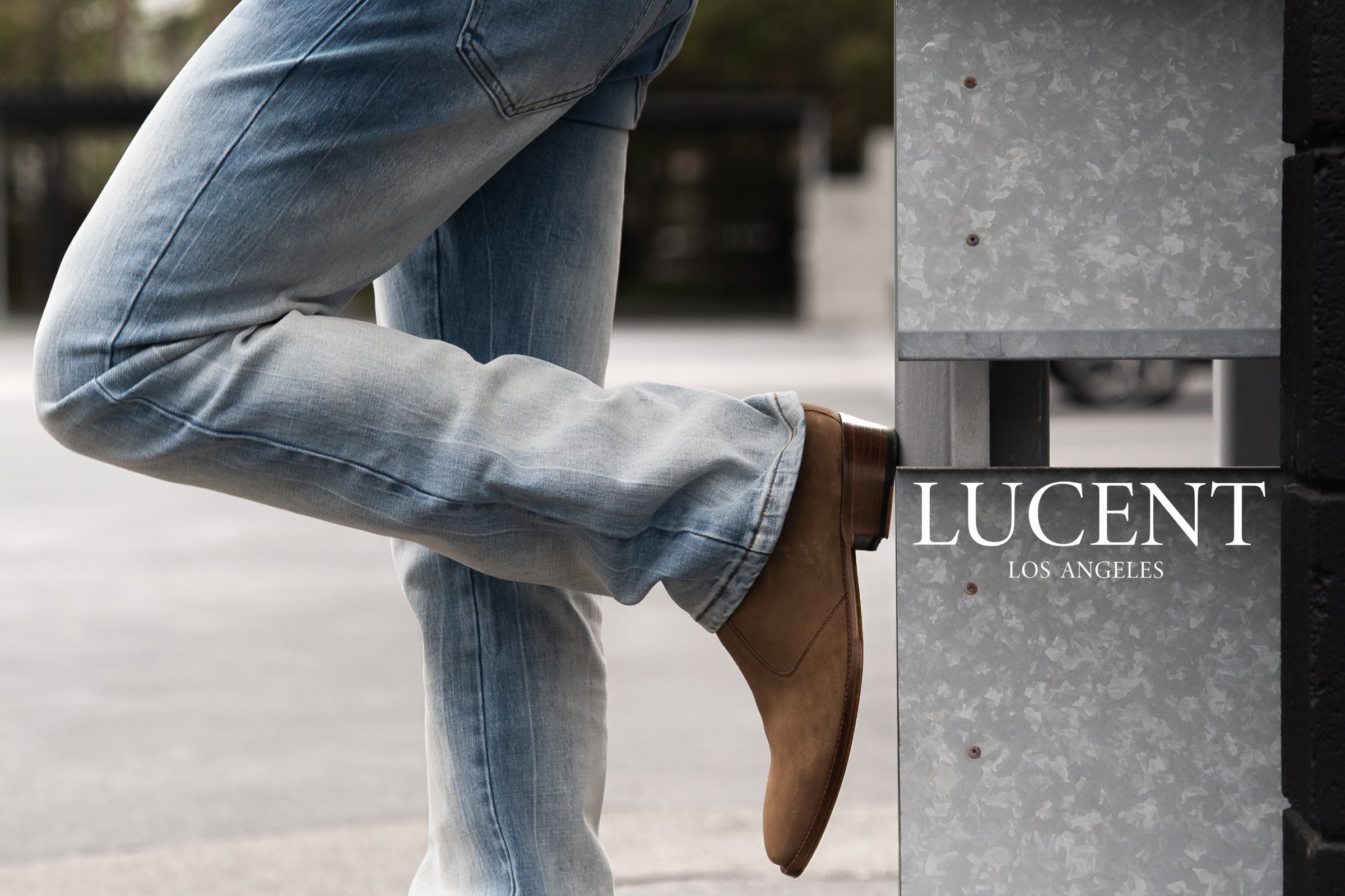 Lucent Los Angeles — The Vintage Harness & The Canyon Flare Denim (Blue), California