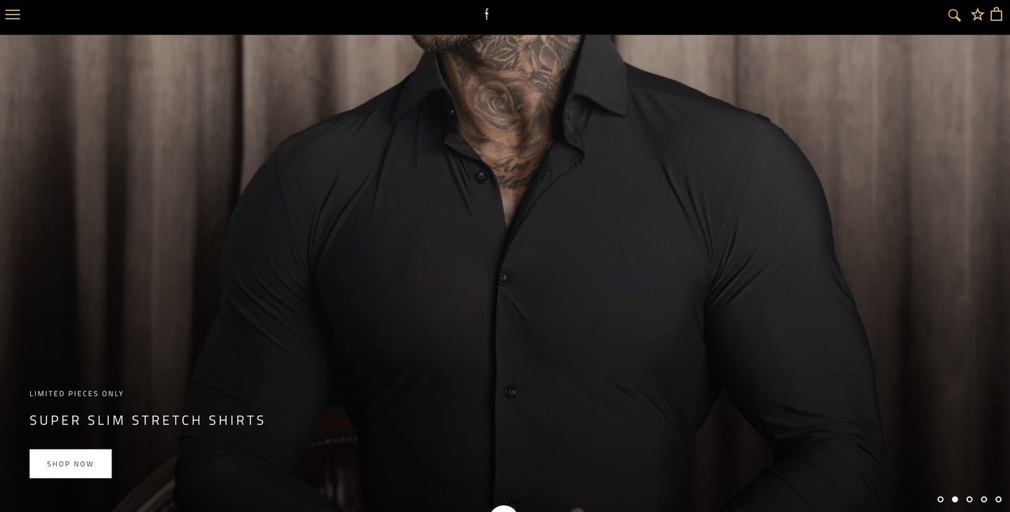 Father & Sons website — campaign imagery, slide 2