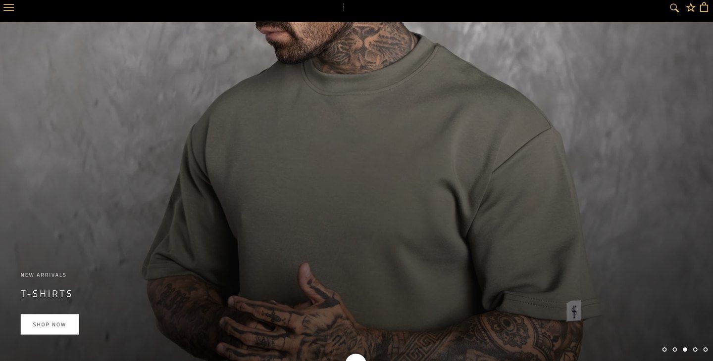 Father & Sons website — campaign imagery, slide 3