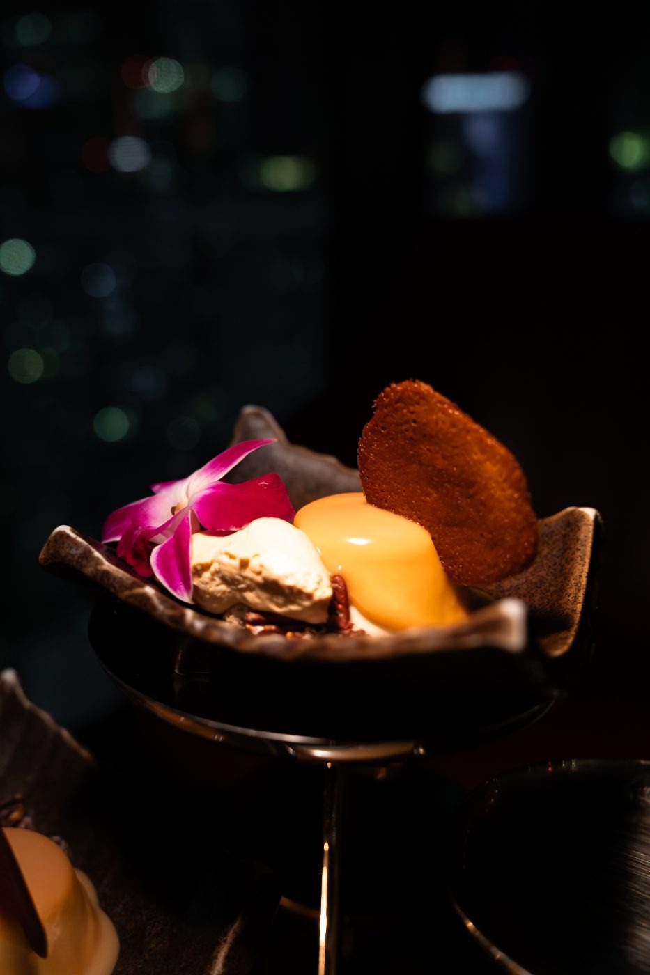 Dessert — Orchid & Tuile